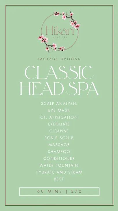 Hikari Head Spa - Head Spa