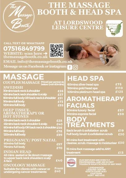The Massage Booth & Head Spa - Head Spa